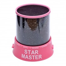 Проектор звездного неба Star Master с USB-кабелем и адаптером Pink Проектор звездного неба Star Master с USB-кабелем и адаптером Pink