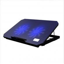 Підставка для ноутбука з охолодженням VHG C2-B,  2 fans with speeder Laptop Cooling Pad Black