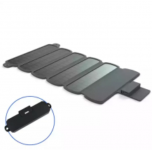 Солнечная панель складная портативная VHG ES-B01 6W 5V/1200mA Foldable Solar Panel Black