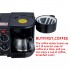 Электрическая печь Тостер 3 в 1 VHG WT-168 1250 Вт с кофеваркой и сковородой Black