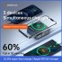 УМБ для ноутбука, телефона VHG Q7 20000 mAh 22,5W Wireless Laptop Power Bank Dark Blue
