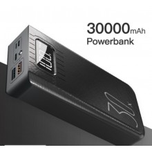 УМБ с LED дисплеем VHG BH17 30000 mAh Power Bank Black