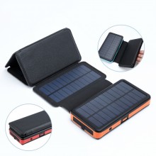 УМБ с солнечной панелью VHG DN38 25000 mAh Portable Solar Charger Wireless 5 panel Orange