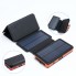 УМБ с солнечной панелью VHG DN38 25000 mAh Portable Solar Charger Wireless 5 panel Orange