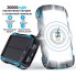 УМБ с солнечной панелью и кемпинговым фонарем на 28 LED VHG DN50 30000 mAh Wireless Solar Power Charger Blue