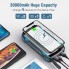 УМБ с солнечной панелью и кемпинговым фонарем на 28 LED VHG DN50 30000 mAh Wireless Solar Power Charger Blue