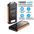 УМБ с солнечной панелью VHG DN54 10000 mAh Portable Solar Charger Wireless Black