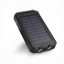 УМБ с солнечной панелью VHG DN23 10000 mAh Portable Solar Charger Black