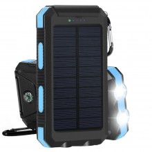 УМБ с солнечной панелью VHG DN23 10000 mAh Portable Solar Charger Blue