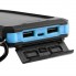 УМБ с солнечной панелью VHG DN23 10000 mAh Portable Solar Charger Blue