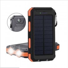 УМБ с солнечной панелью VHG DN23 10000 mAh Portable Solar Charger Orange