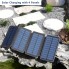 УМБ VHG Solar Power Bank DN38 20000 mAh 4 panel Black