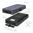 Портативний зарядний пристрій із сонячною панеллю VHG DN38 20000 mAh Wireless Charger, 6 панелей, Black