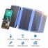 УМБ с солнечной панелью DN39 20000 mAh Portable Solar Charger Wireless 5 panel Blue