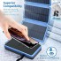 УМБ с солнечной панелью DN39 20000 mAh Portable Solar Charger Wireless 5 panel Blue