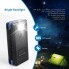 УМБ с солнечной панелью DN39 20000 mAh Portable Solar Charger Wireless 5 panel Blue