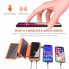 УМБ с солнечной панелью DN39 20000 mAh Portable Solar Charger Wireless 5 panel Orange