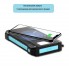 УМБ с солнечной панелью VHG DN36 30000 mAh Wireless Solar Power Charger Blue