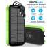 УМБ з сонячною панеллю VHG DN49 30000 mAh Wireless Solar Power Charger Green