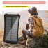 УМБ с солнечной панелью VHG DN26 10000 mAh Portable Solar Charger Wireless Blue