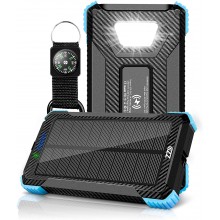 УМБ с солнечной панелью VHG DN51 16800 mAh Portable Solar Charger Wireless Black