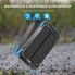 УМБ с солнечной панелью VHG DN51 16800 mAh Portable Solar Charger Wireless Black