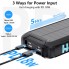 УМБ з сонячною панеллю VHG DN56 30000 mAh QC3.0 + PD18W Wireless Blue