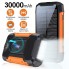 УМБ с солнечной панелью VHG HY-2103С 30000 mAh Wireless Solar Power Charger Orange