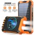 УМБ с солнечной панелью VHG SPB4 20000 mAh Wireless Solar Power Charger Brown