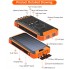УМБ с солнечной панелью VHG SPB4 20000 mAh Wireless Solar Power Charger Brown