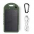 УМБ с солнечной панелью VHG T016 12000 mAh Solar Power Bank Green
