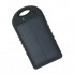 УМБ с солнечной панелью VHG T016 12000 mAh Solar Power Bank Black