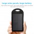 УМБ с солнечной панелью VHG T016 12000 mAh Solar Power Bank Black