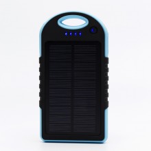 УМБ с солнечной панелью VHG T016 12000 mAh Solar Power Bank Blue