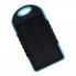 УМБ с солнечной панелью VHG T016 12000 mAh Solar Power Bank Blue