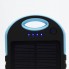 УМБ с солнечной панелью VHG T016 12000 mAh Solar Power Bank Blue