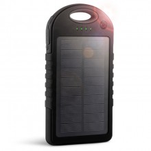 УМБ с солнечной панелью VHG T016 12000 mAh Solar Power Bank Black