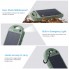 УМБ с солнечной панелью VHG T016 12000 mAh Solar Power Bank Green