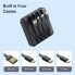 УМБ мини с солнечной панелью и кабелями VHG YM-384 10000 mAh Portable Solar Charger Black