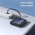 УМБ мини с солнечной панелью и кабелями VHG YM-384 10000 mAh Portable Solar Charger Black