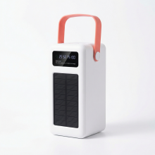 Портативний повербанк VHG SPO-101 White, (100 000 mAh) із сонячною панеллю Портативний повербанк VHG SPO-101 White, (100 000 mAh) із сонячною панеллю