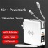 Мережевий зарядний пристрій - повербанк 4 в 1 VHG KP-Super6 I УМБ 10000mAh I Бездротова зарядка 15W Wireless Charger Black