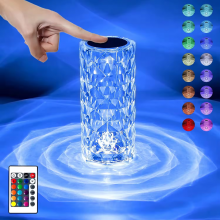 Сенсорний світильник VHG K2 з пультом RGB Нічник Rose Diamond Table Lamp Сенсорний світильник VHG K2 з пультом RGB Нічник Rose Diamond Table Lamp