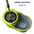 Швабра лентяйка с отжимом 360°С и ведром VHG SCM-11 360°С Flat Spinning Mop Green/Grey