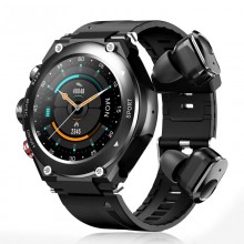 Смарт годинник VHG T-19 1,28-дюймовий з навушниками Smart Watch with Earbuds 3 in 1 Fitness Tracker Black Смарт годинник VHG T-19 1,28-дюймовий з навушниками Smart Watch with Earbuds 3 in 1 Fitness Tracker Black