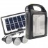 Солнечная зарядная станция для кемпинга VHG CL-02 Powerbank, Фонарь Solar Charging System Black