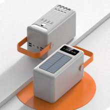  Універсальна мобільна батарея VHG Solar SPO-YM636 200000 mAh з сонячною панеллю, White