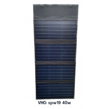 Солнечная панель складная портативная VHG SPW19 40W Foldable Solar Panel Black
