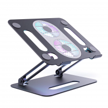 Підставка для ноутбука VHG P43 складана з вентилятором Folding Laptop Stand, Dr. Gray