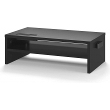 Підставка для монітора VHG M12 з поличкою та тримачем (дерево), Black